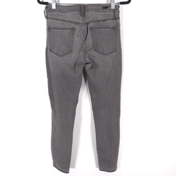 ANTHROPOLOGIE PILCRO Women’s Mid Rise Jeans Black Skinny No Size Tag 27 - Picture 3 of 12